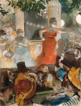  Impresionista Arte - Aux Ambassadeus 1877 Impresionista bailarín de ballet Edgar Degas